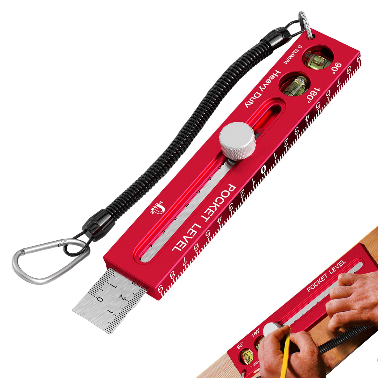 Marking Tools In Workshop - مسطرة نجارة مغناطيسية من سبائك الألومنيوم،
