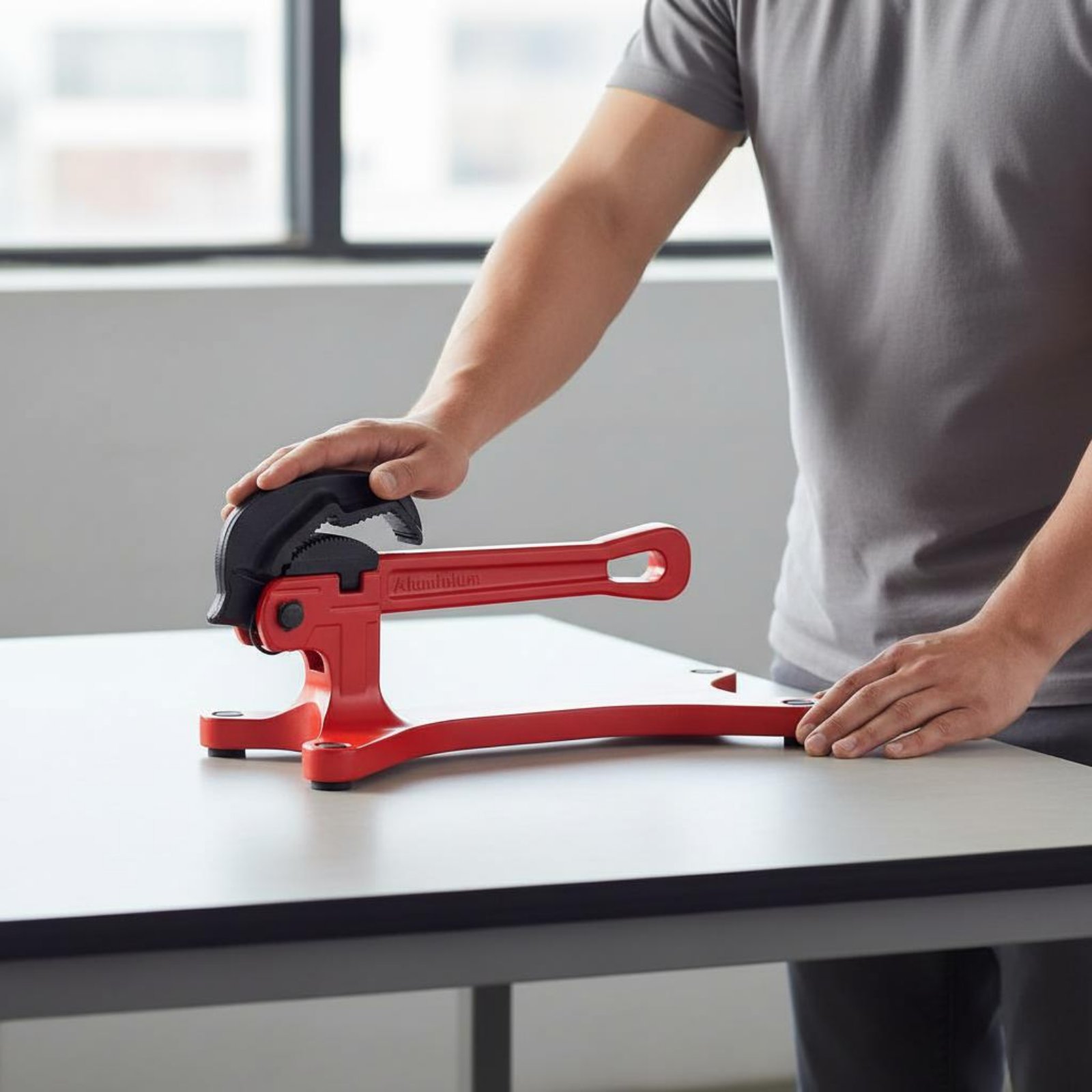 Tool Workshop - مفتاح أنابيب ذاتي القفل محمول وقابل
