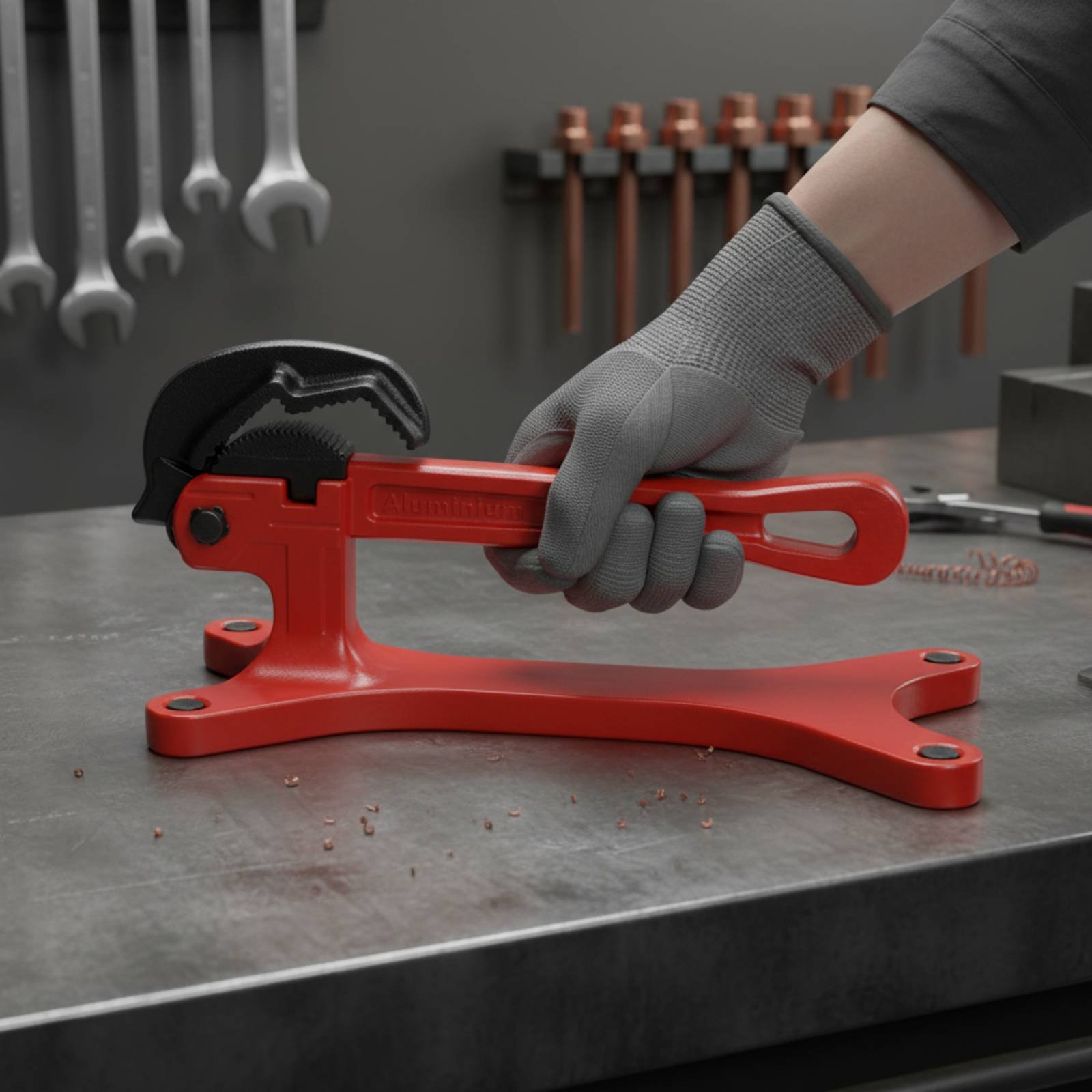 مفتاح أنابيب ذاتي القفل محمول  - مراجعة Tool Workshop وسعره