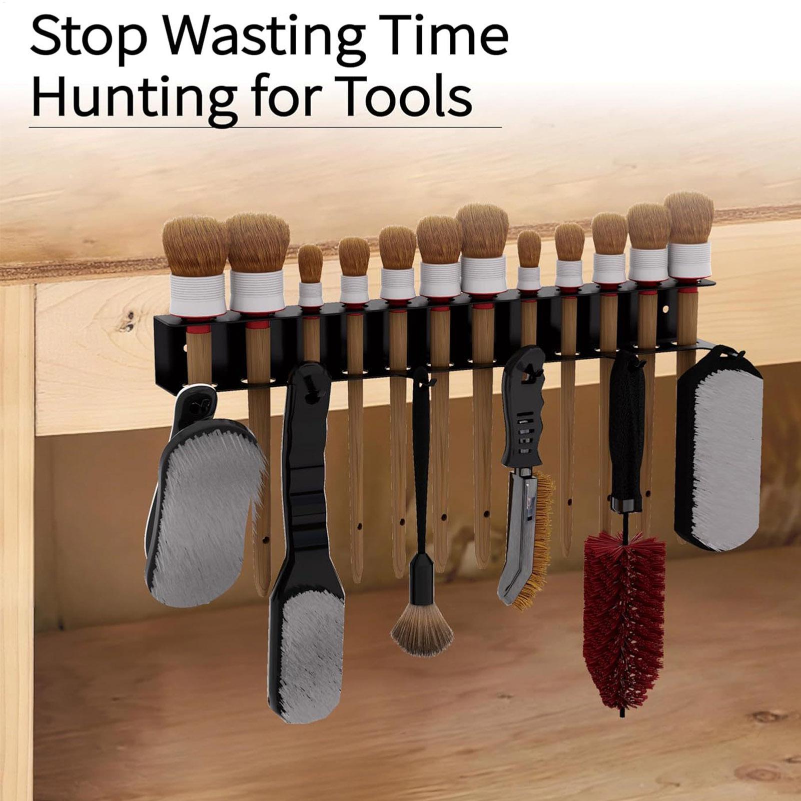حامل فرش التنظيف الفولاذي للسي - مراجعة Workshop Tools On Wall وسعره